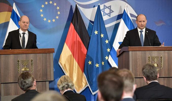 Almanya Başbakanı Scholz, İsrailli mevkidaşı Bennett ile bir araya geldi
