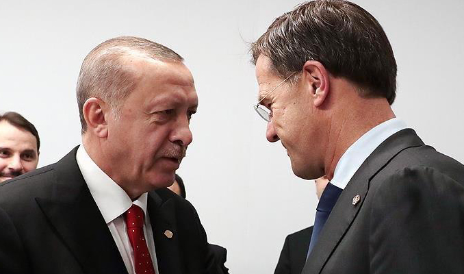 Erdoğan ve Rutte'den 'barış' görüşmesi