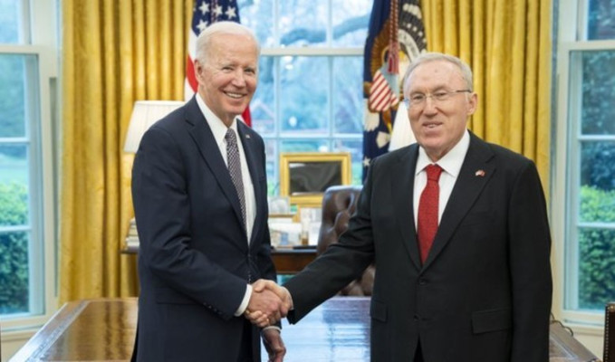 Washington Büyükelçisi Mercan, Biden ile görüştü