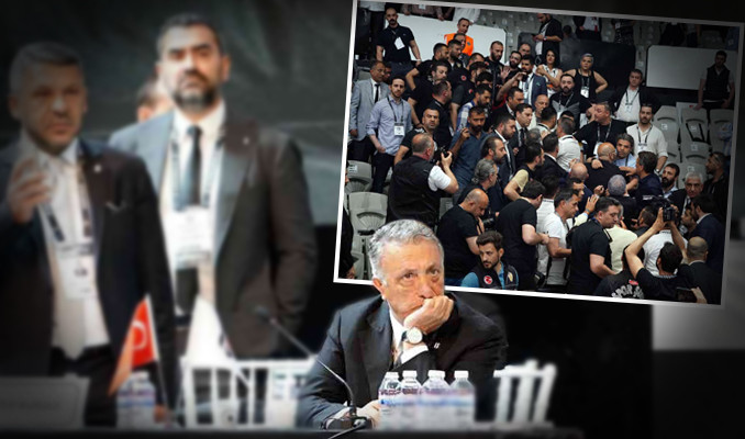 Polis müdahale etti: Beşiktaş kongresinde kavga!