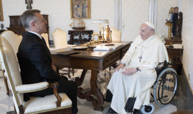 Büyükelçi Göktaş: Papa Türkiye'ye şükranlarını iletti