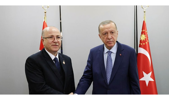 Cumhurbaşkanı Erdoğan, Cezayir Başbakanı ile görüştü