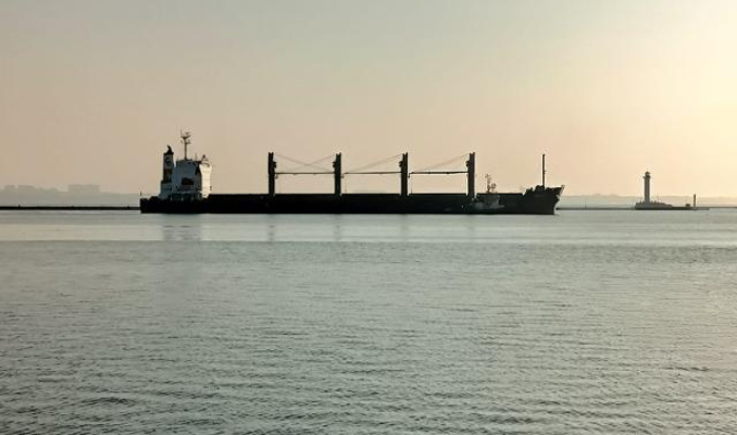 Mısır yüklü üç gemi Odessa'dan yola çıktı
