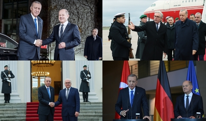 Erdoğan'ın Berlin ziyareti Avrupa basınında manşetlerde