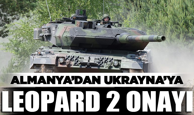Almanya'dan Ukrayna'ya Leopard 2 ihracına onay