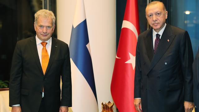 Ankara'da kritik görüşme! Erdoğan, Niinistö ile bir araya geldi