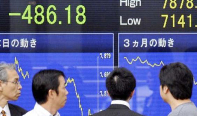 Asya borsaları, Japonya verisi sonrası düşüşte