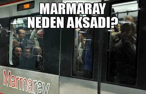 Marmaray'da yanlış komut!