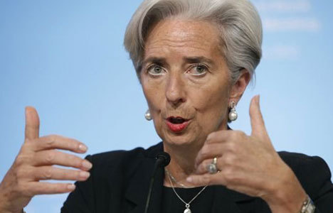 Lagarde'dan küresel büyüme hedefine destek
