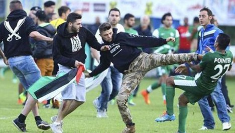 İsrail takımına Filistin şoku