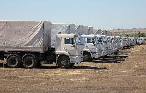 ​Rusya'nın ikinci yardım konvoyu Lugansk'ta