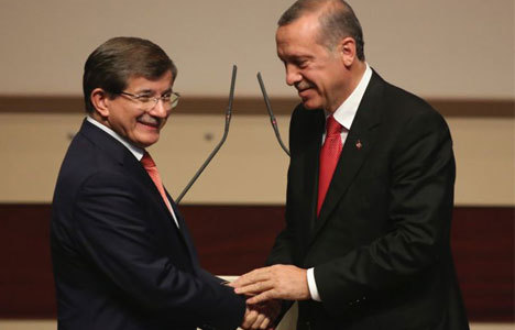Erdoğan Davutoğlu ile görüştü