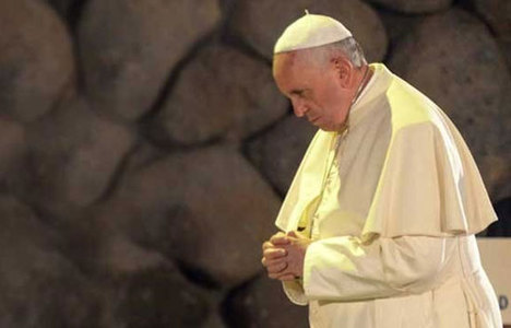 Papa Ayasofya'da dua edecek mi