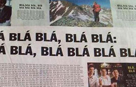Brezilya gazetesi iyice abarttı