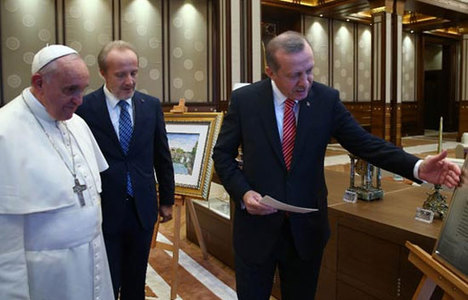 Erdoğan'dan Papa'ya Fatih sürprizi