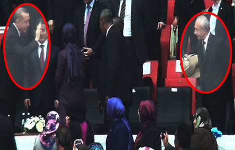 Erdoğan Kılıçdaroğlu'na el salladı