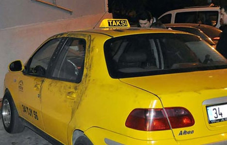 Gariban taksiciye kurşun yağdırdı