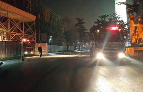 İstanbul Üniversitesi'nde yangın çıktı