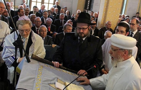 Sinagog açılışında Erdoğan'a dua