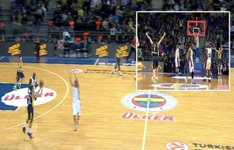 Fenerbahçe maçında çılgın basket 