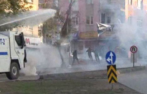 Ankara protestosunda ortalık karıştı
