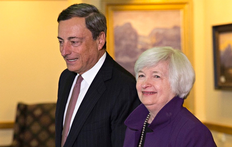 Draghi Yellen'in rolünü devralıyor