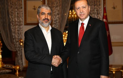 Cumhurbaşkanı Erdoğan Meşal'le görüştü