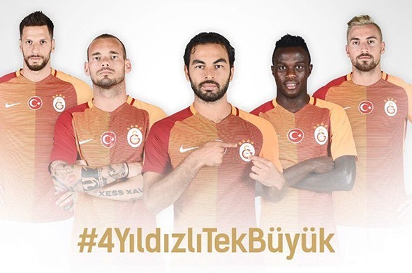 Galatasaray'ın yeni formaları tanıtıldı