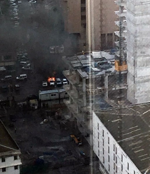İzmir'deki patlamadan ilk görüntüler