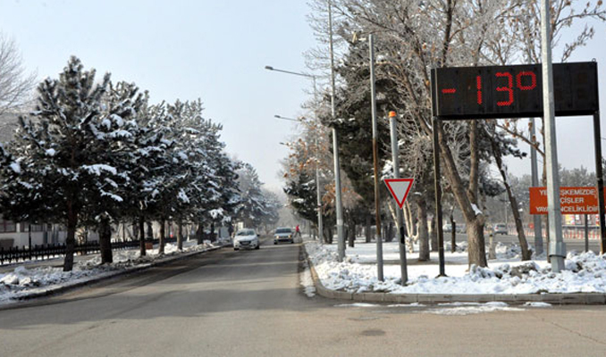 Doğu Anadoluda Sibirya soğukları haberi