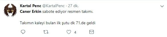 Beşiktaş taraftarından Caner'e sert tepki!
