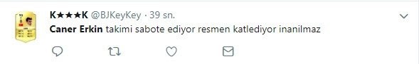 Beşiktaş taraftarından Caner'e sert tepki!