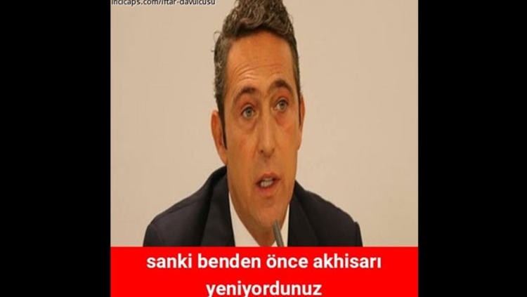Fenerbahçe Akhisar'a yenildi capsler patladı