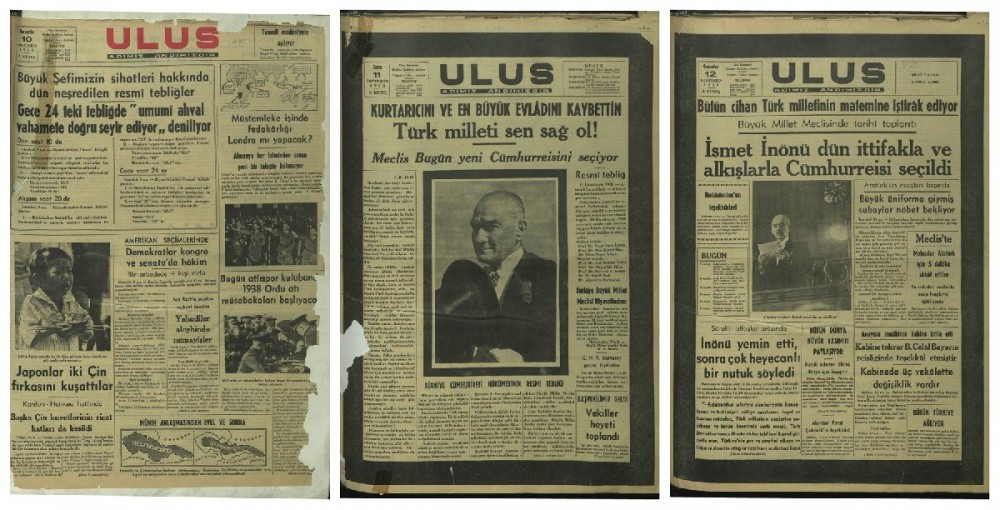 81 yıl önceki Atatürk'ün vefat haberi