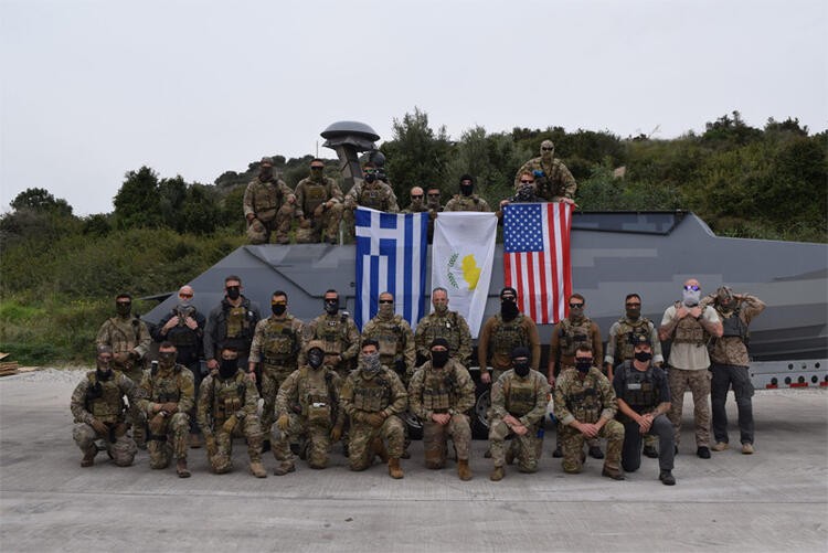 Yunanistan Genelkurmay Başkanlığı paylaştı! Amerikan özel kuvvetler askerleri de var
