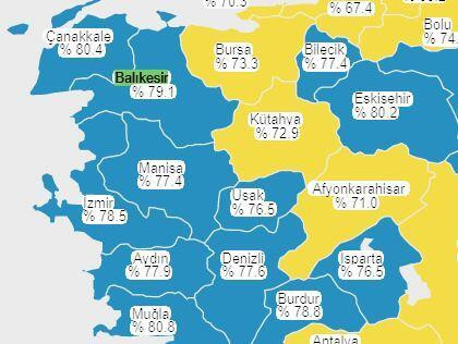 Türkiye'de en çok korona aşısının yapıldığı 10 şehir