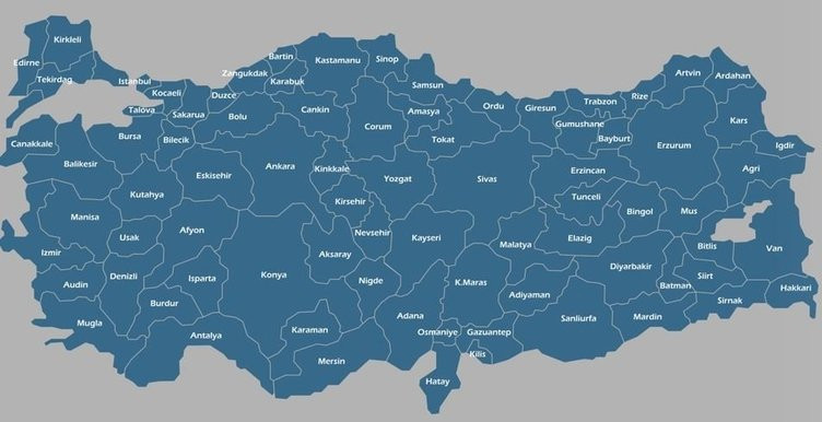 Nüfus haritası: Türkiye'de aslen en çok nereli var? 