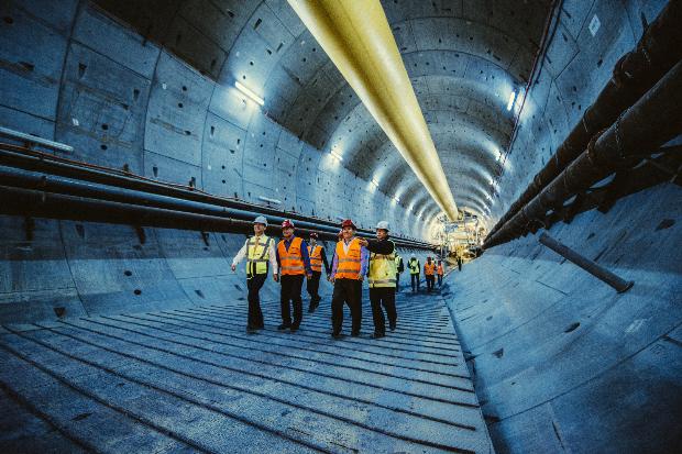 Avrasya Tüneli inşaatı devam ediyor