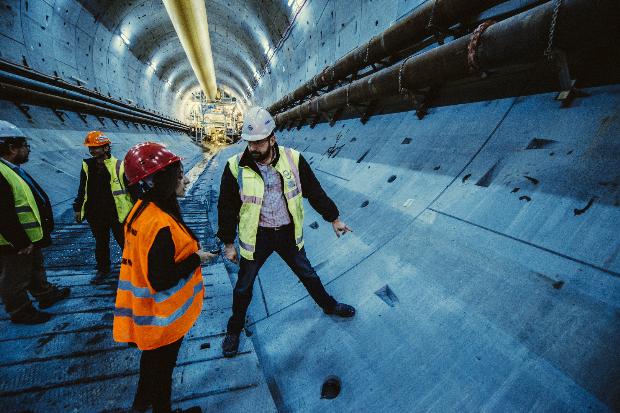 Avrasya Tüneli inşaatı devam ediyor
